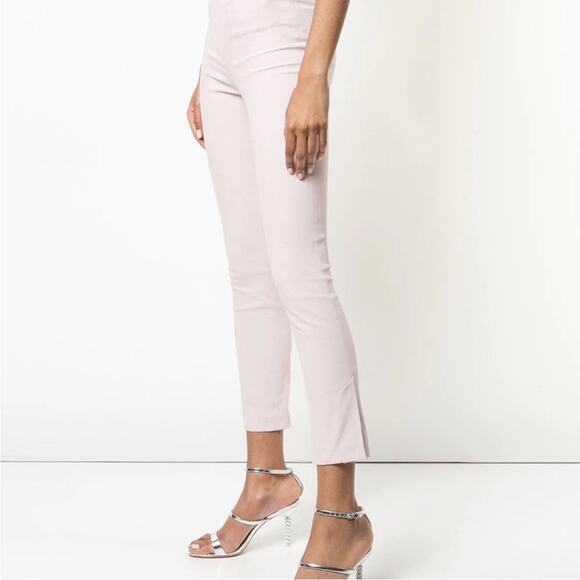 Isabel Marant 38 US6 skinny trousers pink cropped light lilac 0201 - Picture 3 of 16